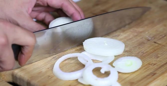 hacer aros de cebolla