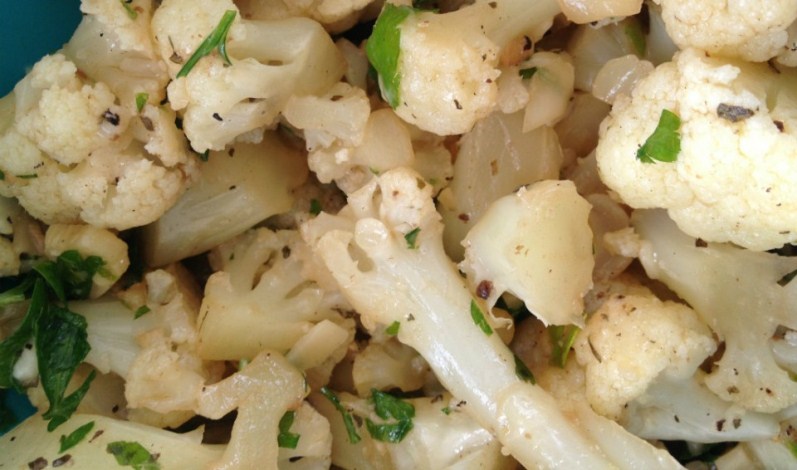 preparar puré de coliflor