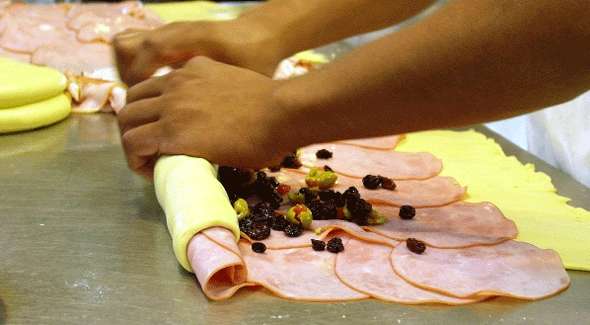 hacer Pan de Jamón